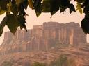 Jodhpur Fort as seen from the cenotaph.